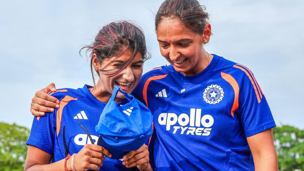 Harmanpreet Kaur sits out of the first T20I against England..