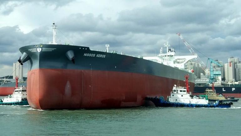 India-bound oil tanker crosses Strait of Hormuz..