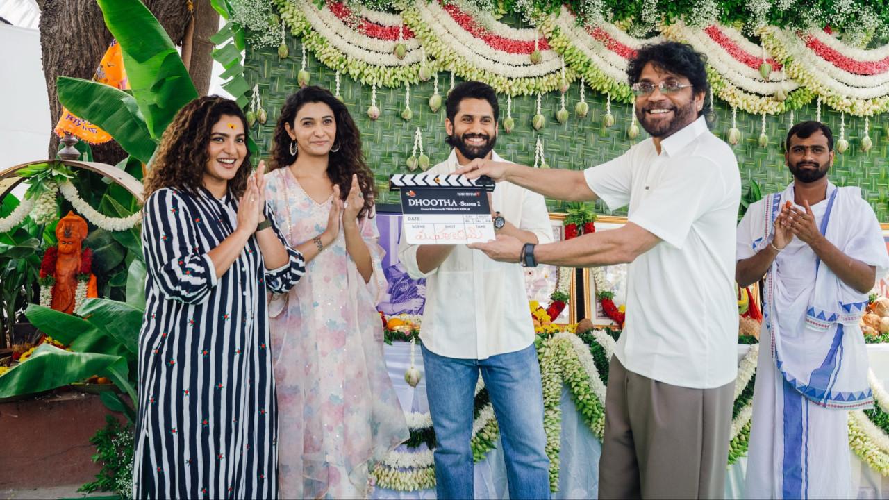 Naga Chaitanya turns producer with 'Dhootha 2'; Second chapter of series launched with pooja..