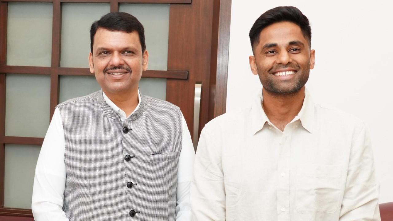 Suryakumar Yadav meets Maharashtra CM Devendra Fadnavis amid questions over captaincy stint.