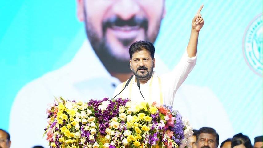 Telangana CM dares BRS, BJP for debate on performance..