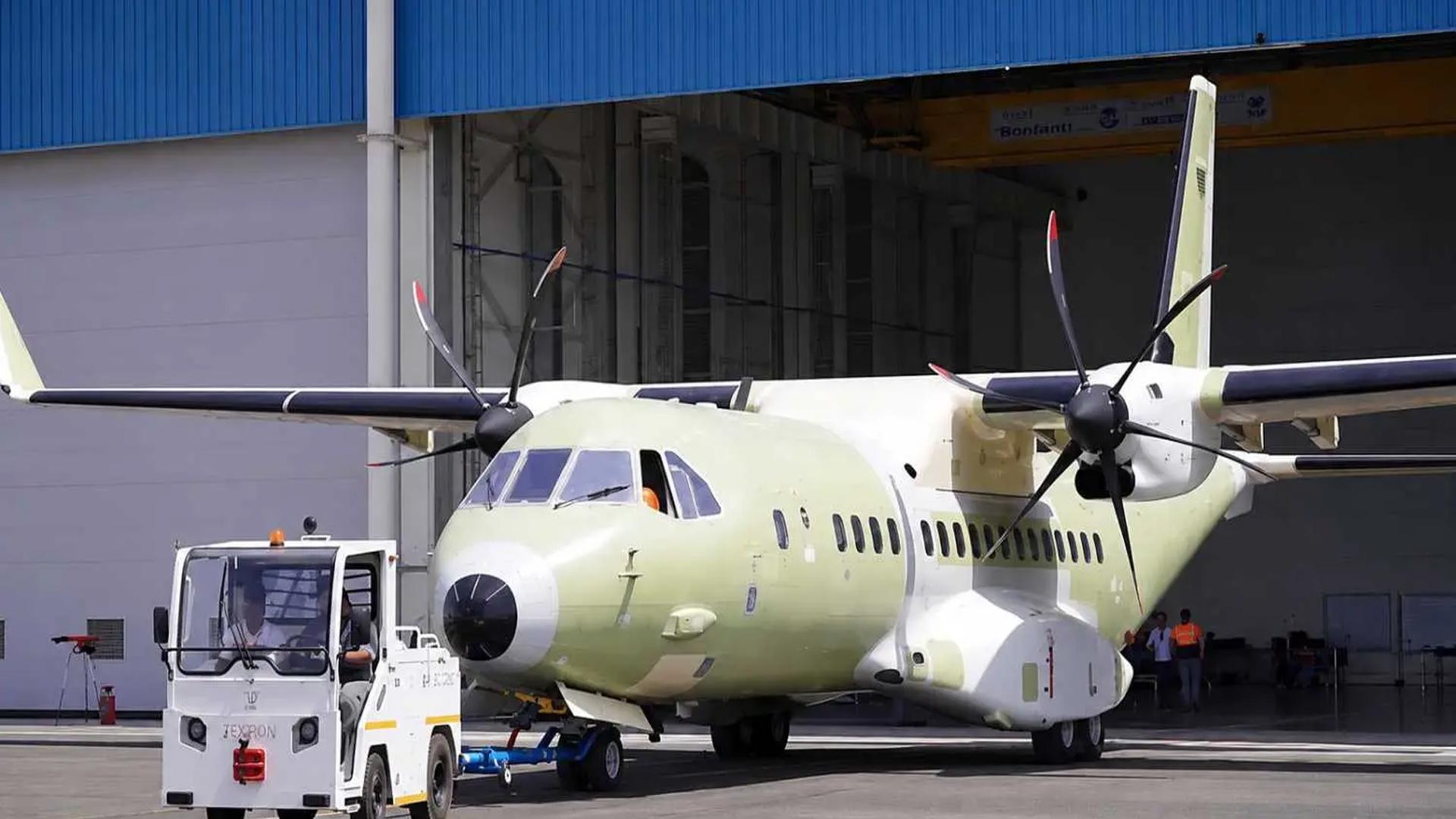 Gujarat CM Patel hails maiden flight of first Made in India C295 aircraft from Vadodara..
