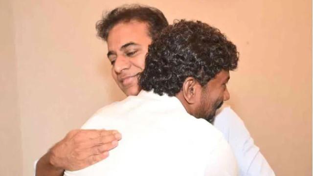 27 రోజుల జైలు నిర్బంధం తర్వాత.. కేటీఆర్‌ను కలిసిన బాల్క సుమన్...